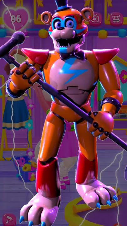 Glamrock Freddy Cosplay My Talking Angela 2 #fivenightsatfreddys #angela2 #viral #shorts #fyp #like