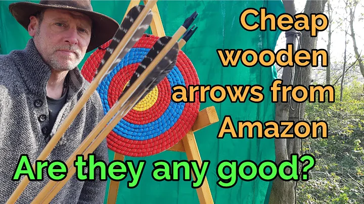 Cheap wooden arrows from Amazon