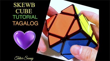 How to solve a Skewb Cube | Skewb Cube I Tutorial I TAGALOG I Tutor Sonny