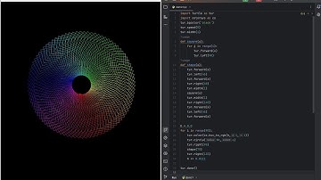 Mutli Color Design using python turlte  Python Turtle Graphics