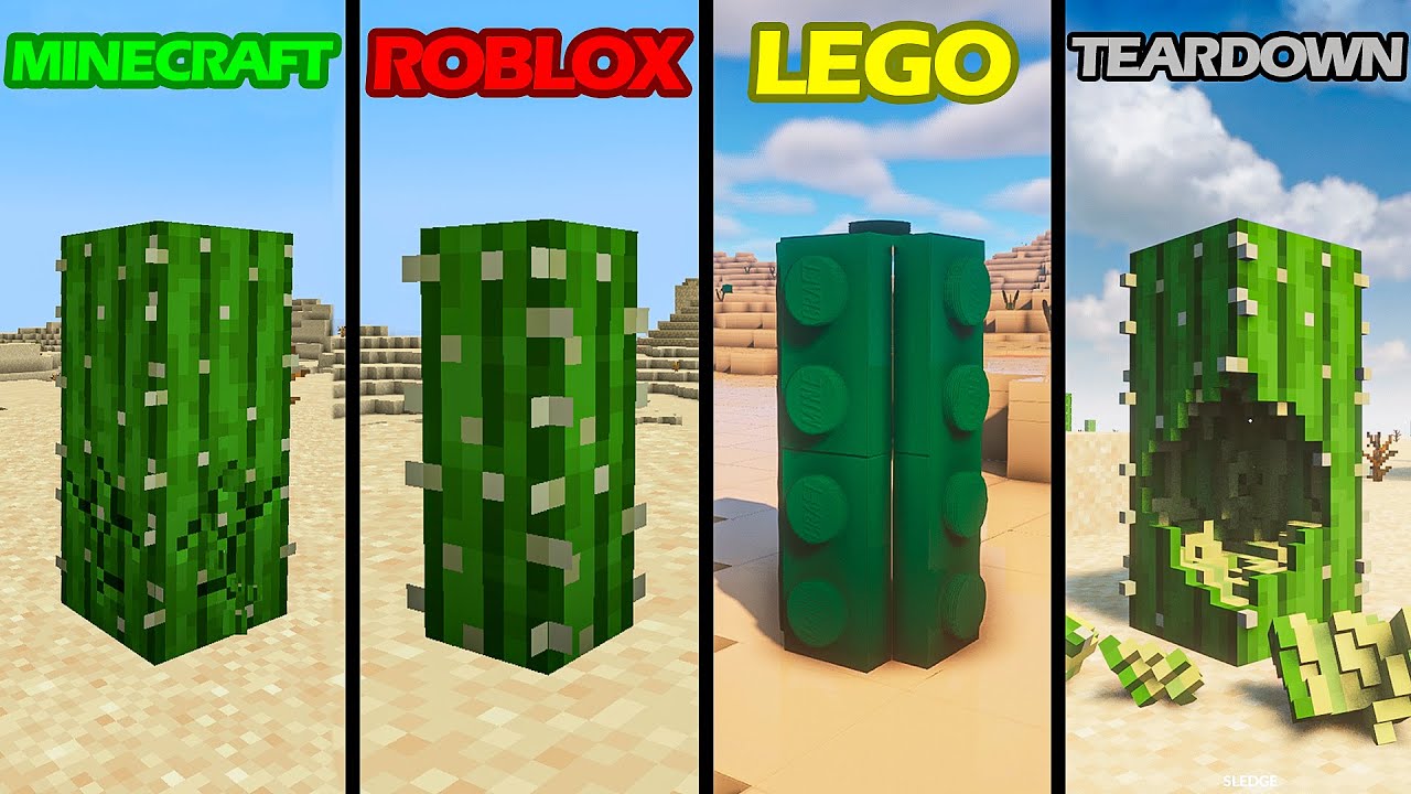 MINECRAFT vs LEGO vs ROBLOX vs TEARDOWN 
