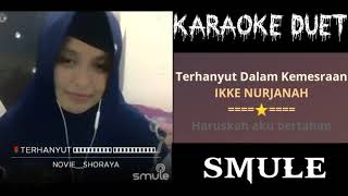 Karaoke duet smule (terhanyut dalam kemesraan)