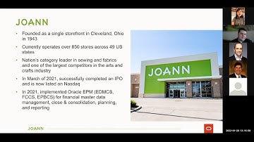 JOANN uses Oracle Enterprise Data Management