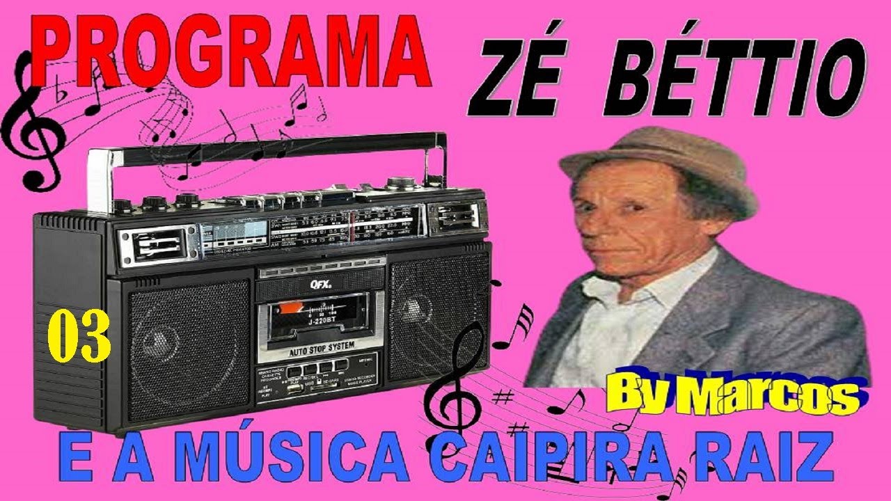 03 Programa ZÉ BÉTTIO tocando a música CAIPIRA E RAIZ Só Saudades