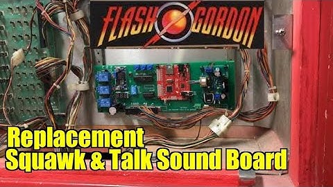Replacement Squawk & Talk Sound Board #11: Flash Gordon