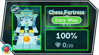 Rolling Sky - Chess Fortress (Easy Way)