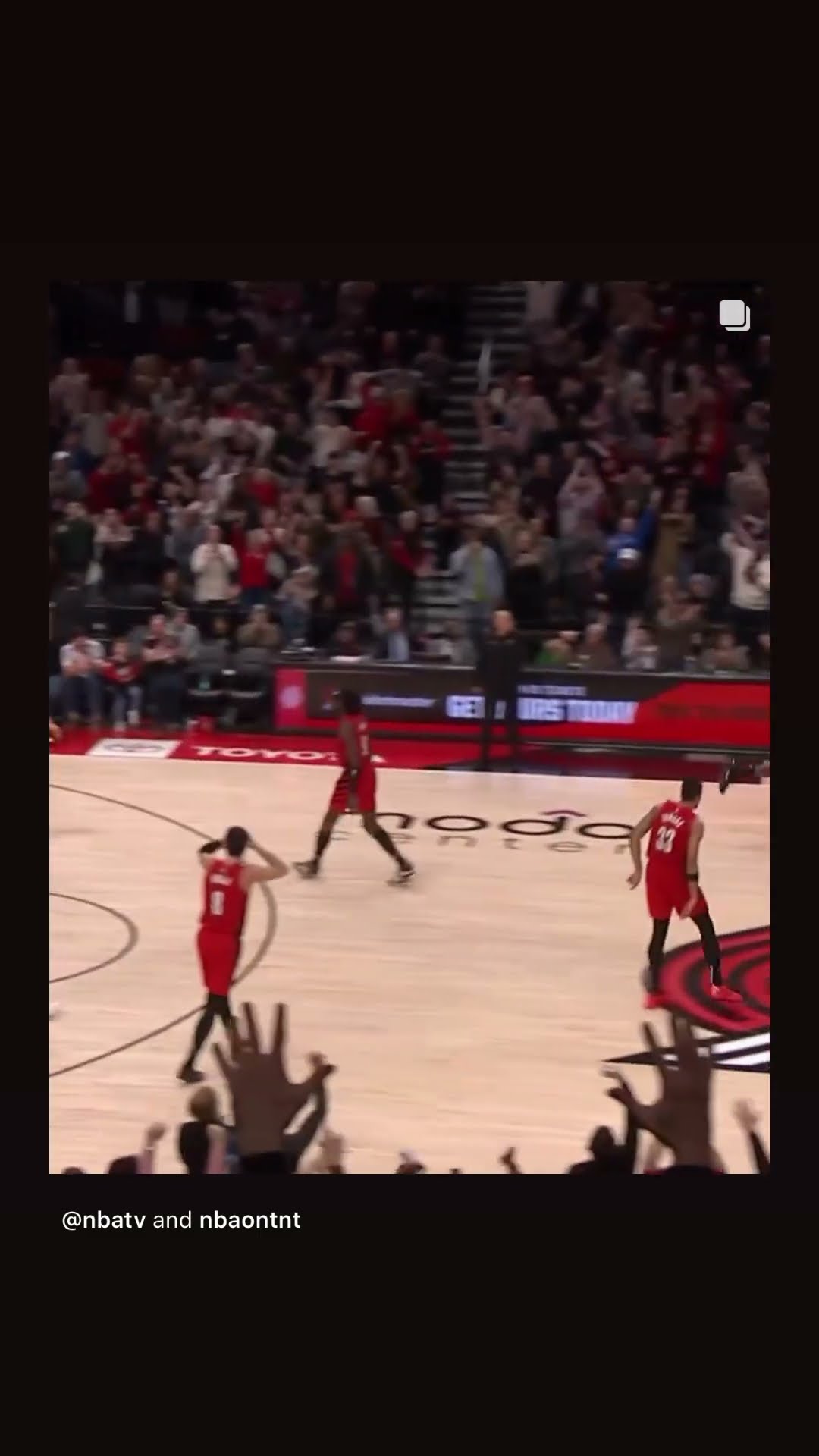 Tough GW #hoodnews #ScootHenderson #portlandtrailblazers #trailblazers #clutch #basketball #omg #wow