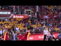 James Harden Crosses Over, Attacks,