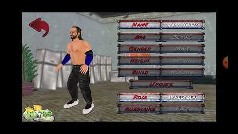How to make Jeff Hardy in Wr3d