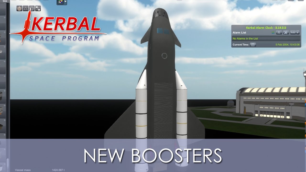 Новые ускорители для космического самолета (KSP-RO)