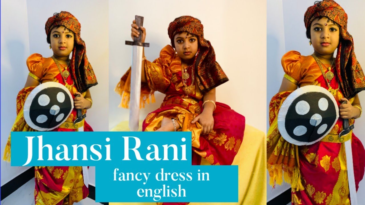 Queen of jhanci....Rani Laxmibai | Baby fancy dress, Fancy dress for kids,  Newborn baby girl photography