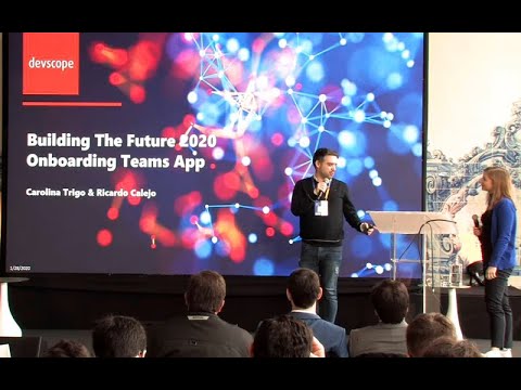 Onboarding App presentation at Building the Future 2020