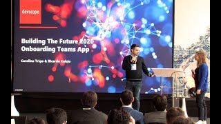 Onboarding App presentation at Building the Future 2020