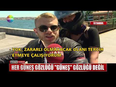 Her güneş gözlüğü "Güneş" gözlüğü değil