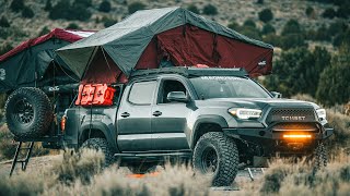 ASMR Solo Winter Camping in Utah