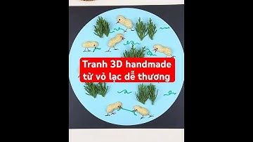 Bức tranh được làm từ vỏ lạc dễ thương #đỉnhhandmade #diy #handmade #decor #buctranh3D #cute
