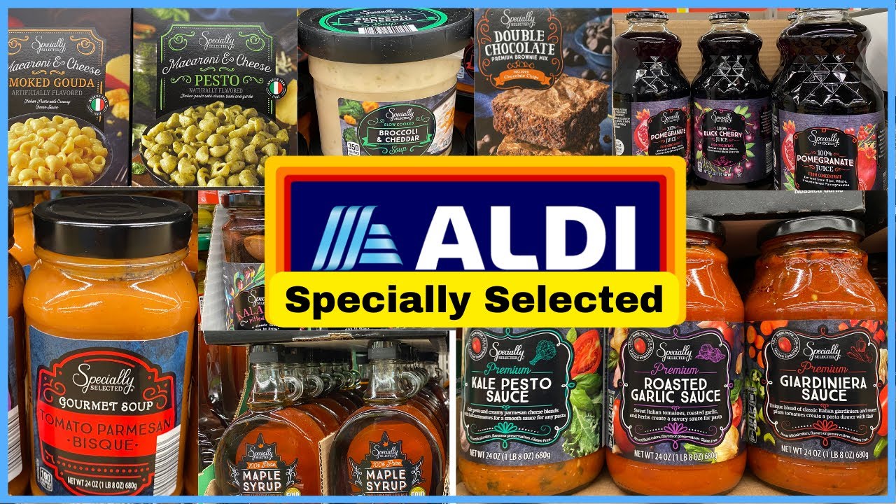 😍 ALDI SPECIFICALLY SELECTED ITEMS GOURMET JAR SOUP OLIVES MAC N