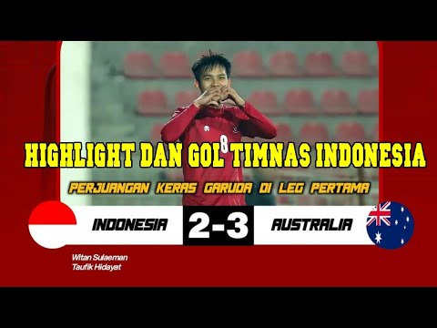 FULL HIGHLIGHT INDONESIA U23 VS AUSTRALIA U23 II PIALA ASIA U23 2022