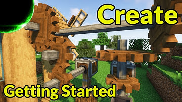 Create Mod: Getting Started (Windmills, Press, Mixer, Belts, Pondering) | Modded Minecraft Tutorial