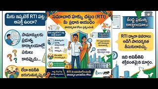 సమాచార హక్కు చట్టం (RTI) - మీ ప్రధాన ఆయుధం#lifeisbutadream #prajarajadhani #home #property 