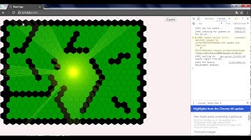 13. Field of view (STAGE 2) using canvas, javascript and react (canvas game tutorial)