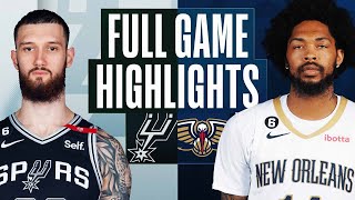 Game Recap: Pelicans 119, Spurs 84