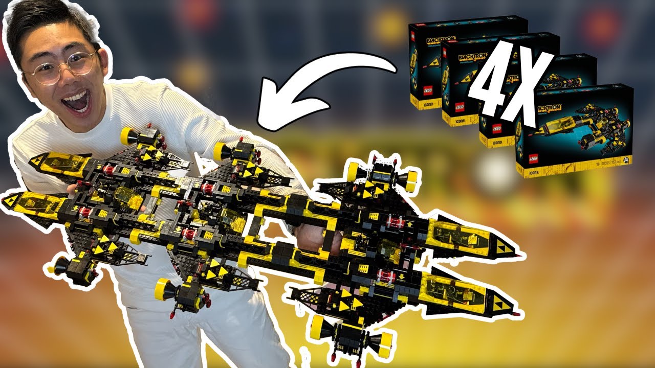 Combining FOUR LEGO Blacktron Renegades!