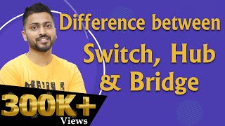 Switch, Hub & Bridge Explained - Whats the difference