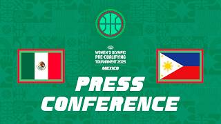 LIVE - Mexico v Philippines - Press Conference | FIBA Women's Olympic Pre-qualifying Tournament 2026