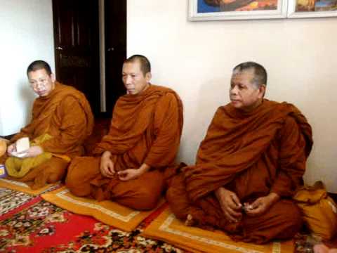 Phra Sasanasophon Lord Abbot of Wat Somanas Bkk wi...