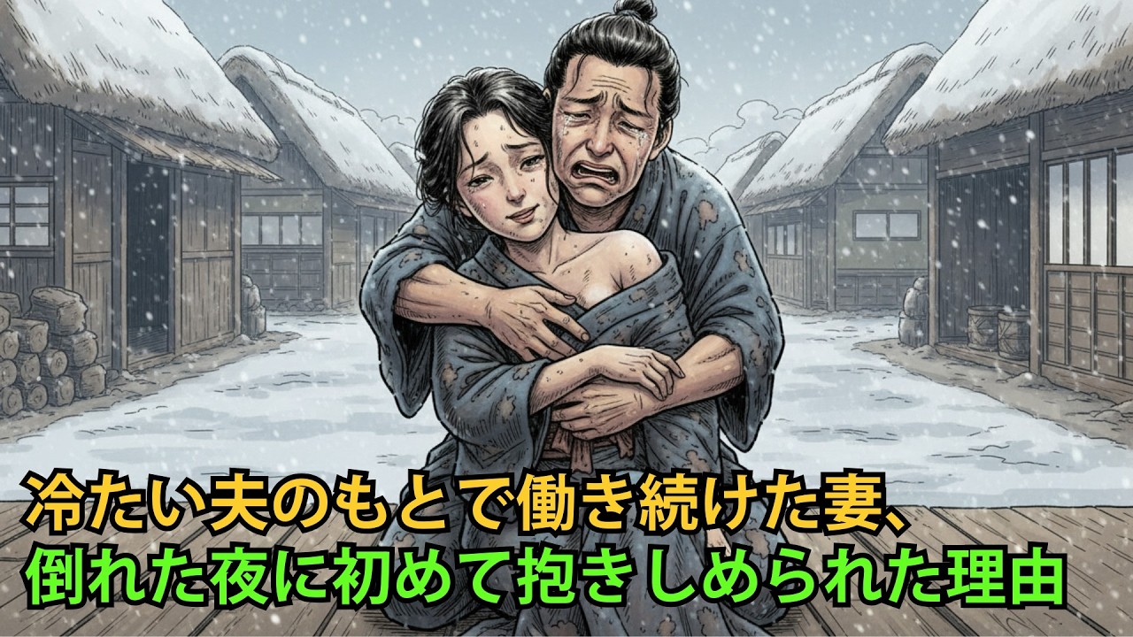 冷たい夫のもとで働き続けた妻、倒れた夜に初めて抱きしめられた理由| 野談 | 伝説 | 昔話 | 説話 | 民話