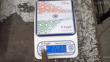 Calibration Process Eagle Electronic Weighing Scale