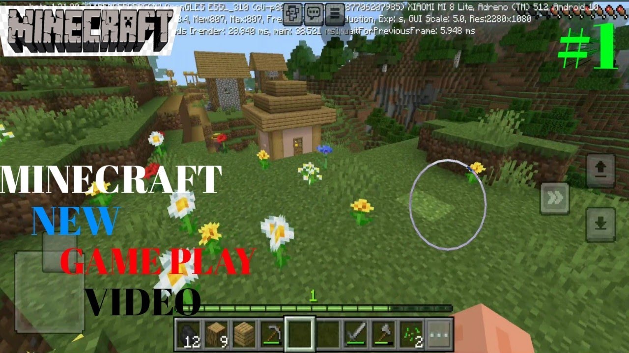 MINECRAFT NEW GAMEPLAY VIDEO | MINECRAFT GAMEPLAY VIDEO IN HINDI#1 ...