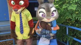 Hugs with ZOOTOPIA JUDY HOPPS & NICK WILDE