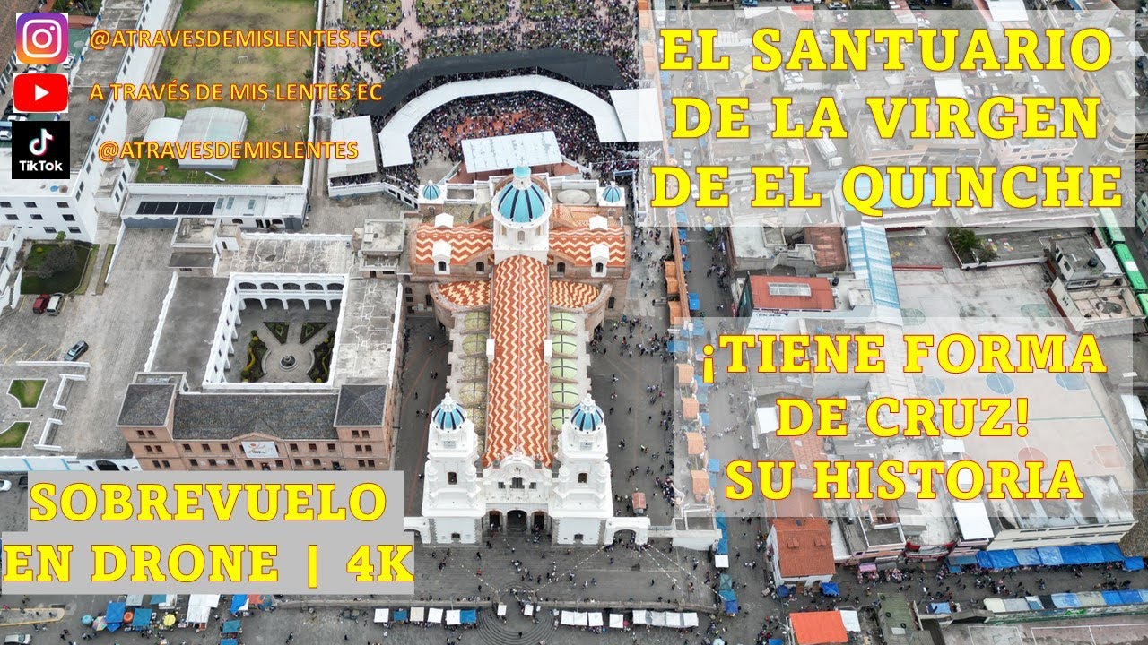 El Santuario que tiene forma de Cruz - El Quinche | 4K como pocas veces lo has visto!