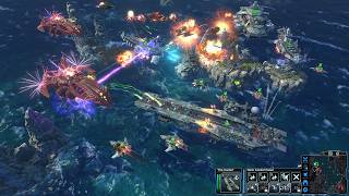 WARSHIFT 2 - Mission 1: Into The Storm | Command a Carrier Strike Group | Action RTS Gameplay 4K