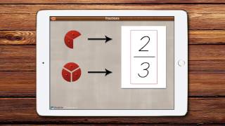 Fractions iPad App by Mobile Montessori for preschool and kindergarten screenshot 4