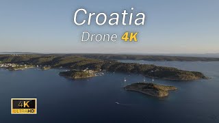 Croatia in 4K 🌴 Supetarska Draga Rab Island, Croatia - Ambient Music Film (DJI Air 2s)