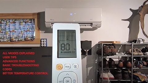 EVERYTHING you need to know on operating a Senville AURA mini split heat pump