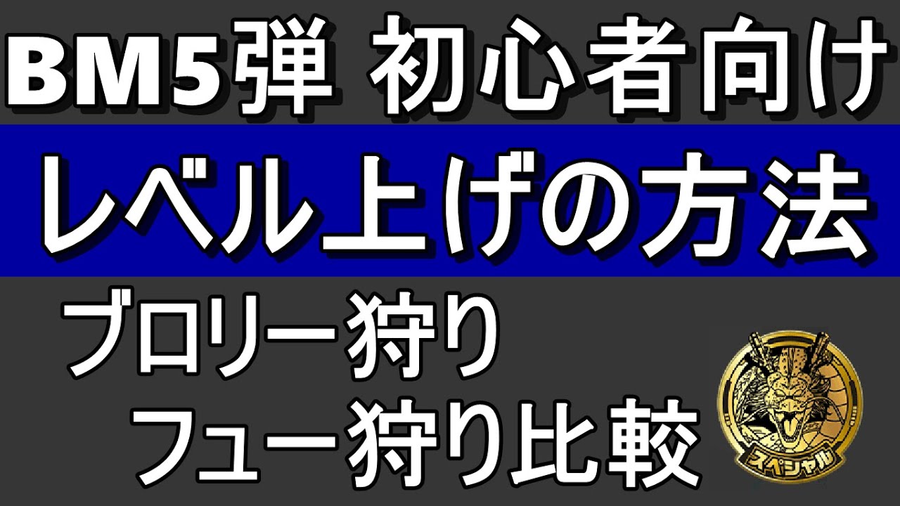 Sdbh Bm5弾 初心者向け 最新版 レベル上げ方法 Youtube