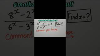 Find x 📚💡🎯#maths #study #school #knowledge #shorts #find #easy #viral #trending #youtube #ssc #bank