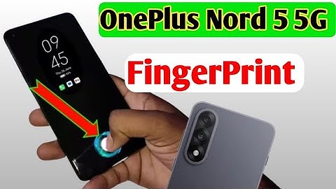 Display Fingerprint Lock kaise Oneplus nord 5 5G me/Fingerprint Lock Setting in oneplus/fingerprint