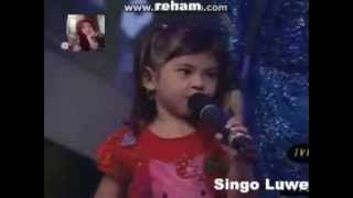 Eca Umur 4 thn dari lampung nyanyi lagu Oplosan di acara dangdut akademi