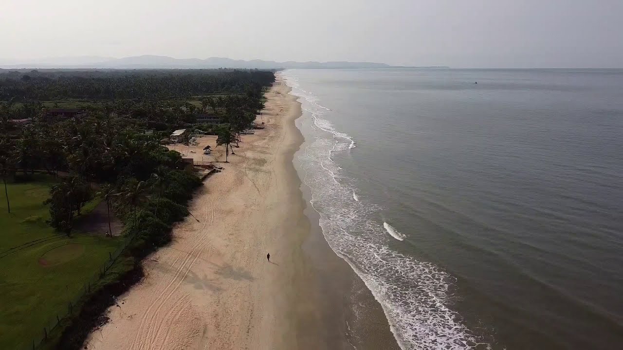 Drone Footage - Scenic View - Benaulim Beach , South Goa 2020