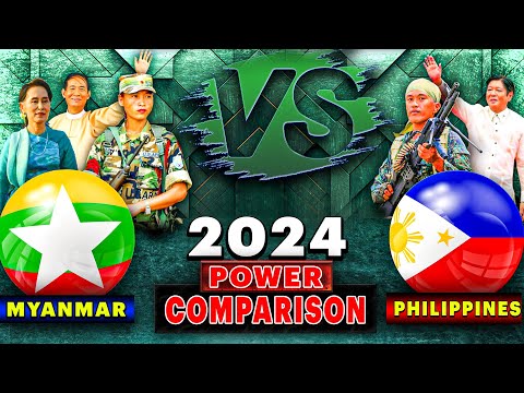 Philippines vs Myanmar Military Power Comparison 2024|Philippines military|🌎⚔🔥Battle of World Armies