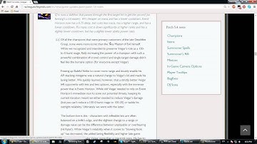 Patch Notes 5.4 Rundown - Bugfixes, reworks and tweaks!