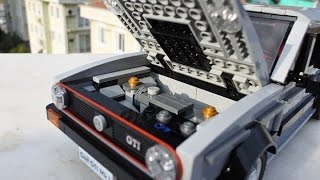 Lego VW Golf GTI Mk1 Made from 1,278 bricks