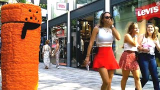 The Carrot was lucky These Girls could Laugh about it !! Angry Carrot Prank !!