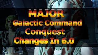 SWTOR News | Galactic Command and Conquest Changes in 6.0