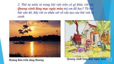 Tuần 1-  Lớp 5 -  Bài Cấu tạo của bài văn tả cảnh (tiết 1)